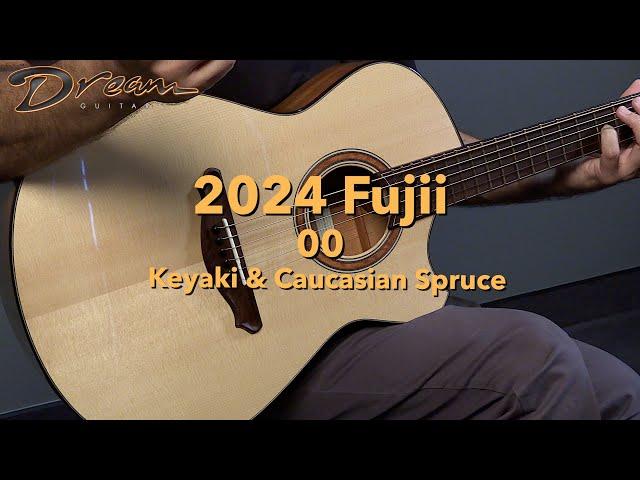 Dream Guitars - 2024 Fujii 00, Keyaki & Caucasian Spruce #guitardemo #acousticguitar #00guitar