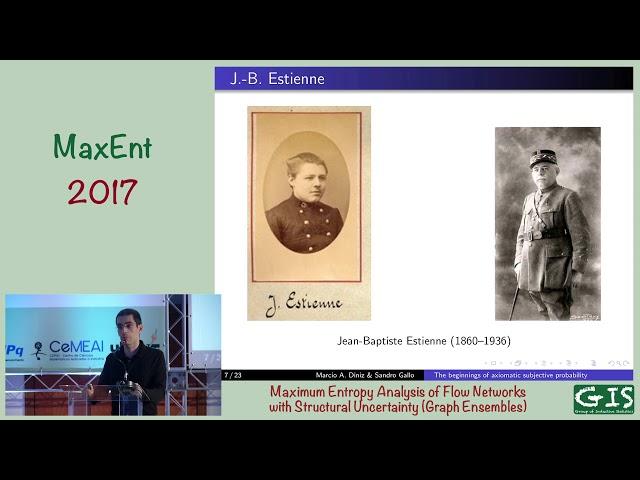 MaxEnt 2017 - Marcio Diniz - The beginnings of axiomatic subjective probability