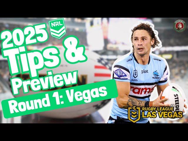 NRL Round 1: Tips & Predictions (Vegas 2025)