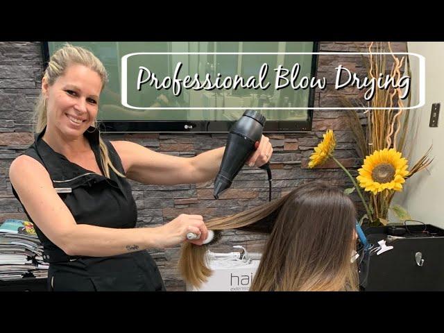 How To Professional Blow Dry With No Frizz | Salon Secrets and Techniques