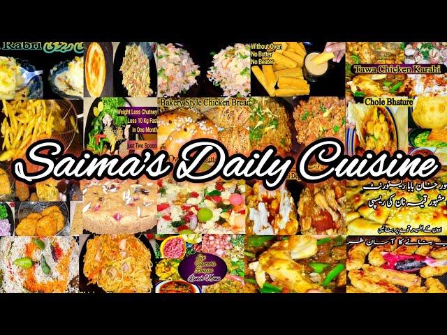 Unveiling Saima's Daily Cuisine: A Must-Try for Food Lovers@saimaasgharali