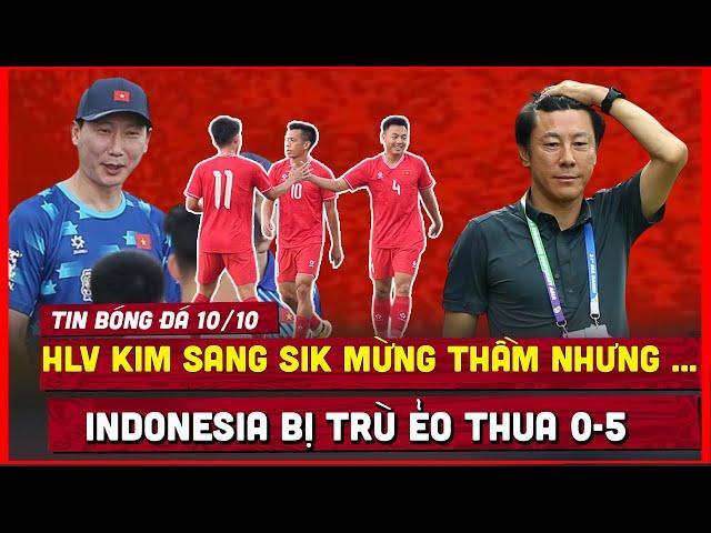  TIN BÓNG ĐÁ 10/10 | ĐT VIỆT NAM VS NAM ĐỊNH 3-2, HLV KIM MỪNG THẦM, INDONESIA BỊ DỰ ĐOÁN THUA 0-5