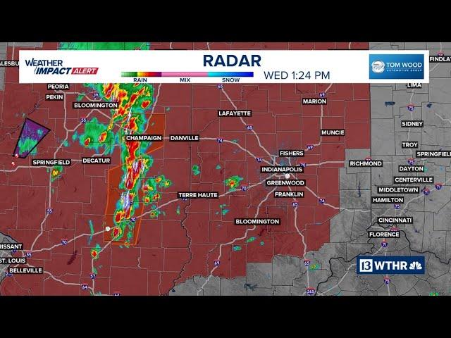 Weather Impact Alert | Tornado Watch issued for most of central Indiana | June 18, 2025