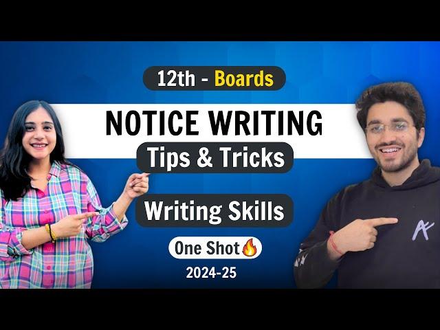 Notice Writing | Class 12 English | NCERT for Boards | Writing Skills