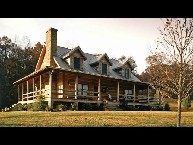 StoneMill Log & Timber Homes - The Springcrest II Log Home