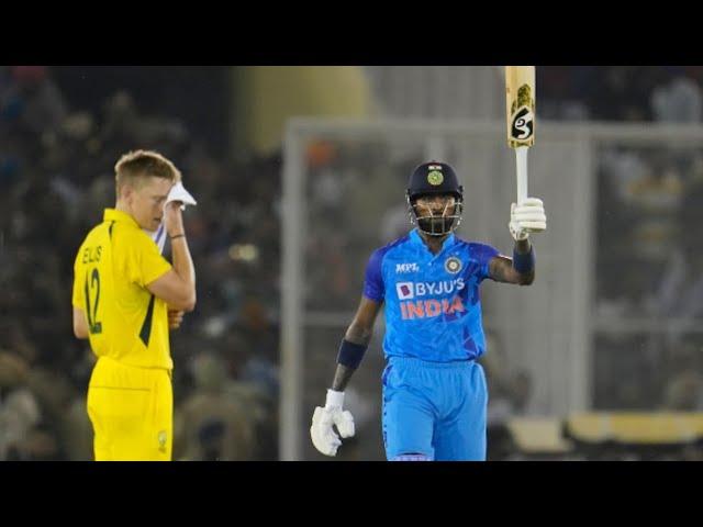 Hardik Pandya 71*(30) vs Australia, Mohali Ball-By-Ball Highlights