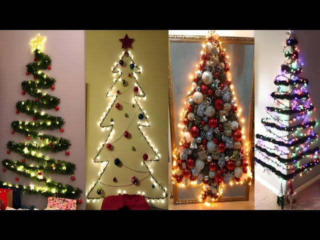 +100 DIY CHRISTMAS DECORATIONS 2024 - WALL CHRISTMAS TREE DECORATION IDEAS - CHRISTMAS TRENDS 2024