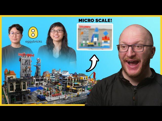 eggybricks Built My Lego City in MICRO Scale!