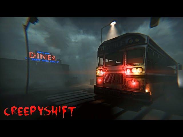 Creepy Shift: Roadside Diner - Scary Night Shift Alone At Diner | Psychological Horror Game