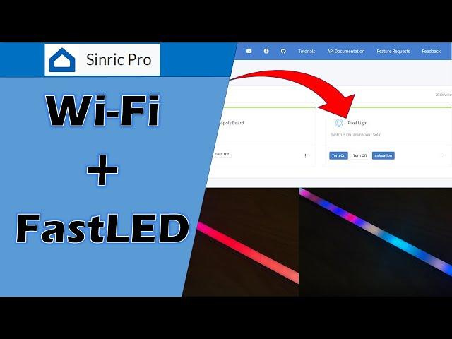 Voice-Controlled WS2812B LEDs (Sinric Pro + FastLED Library Tutorial)