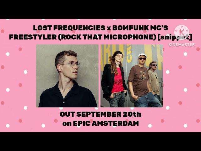 Lost Frequencies x Bomfunk MC's - Freestyler (Rock the Microphone) [snippet] | OUT SEPTEMBER 20th