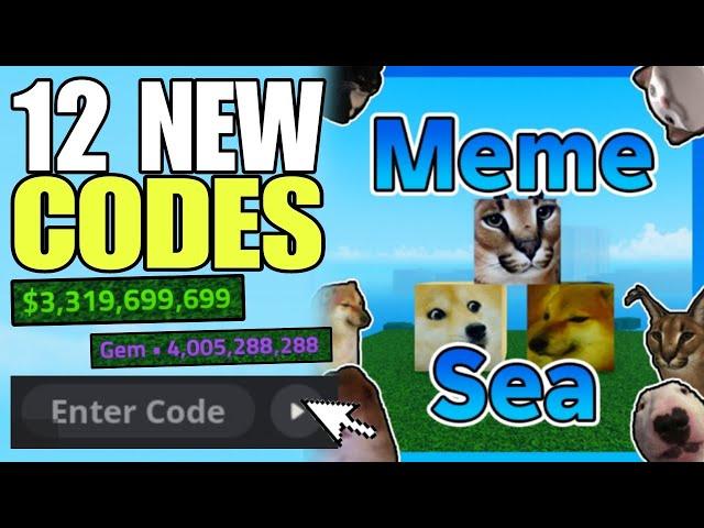 *NEW CODES* ROBLOX MEME SEA CODE 2024 AUGUST | MEME SEA CODES | MEME SEA CODE