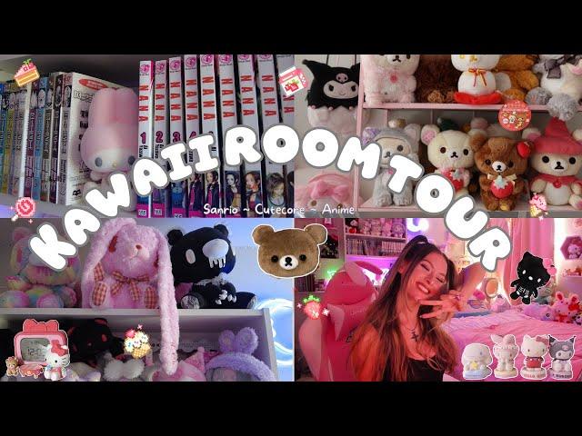 Kawaii Room Tour  My Sanrio~Cutecore Inspired Collection 