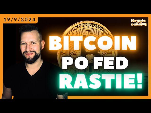 Bitcoin reagoval na Fed rastom!   #btc #kryptoraňajky