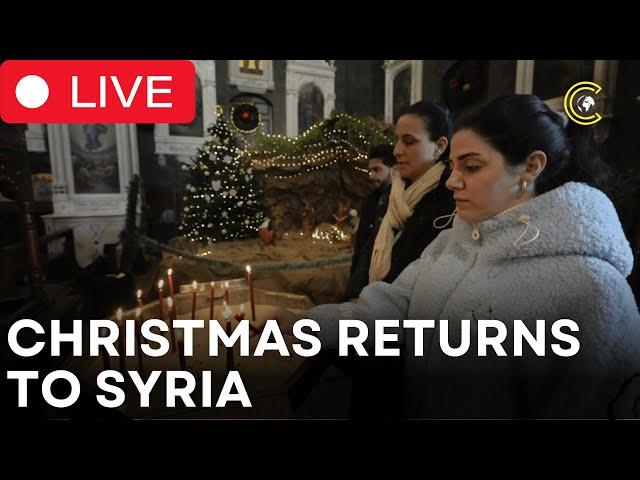 LIVE | Syrian Christians Celebrate First Christmas in Damascus After Assad's Fall | CLRCUT