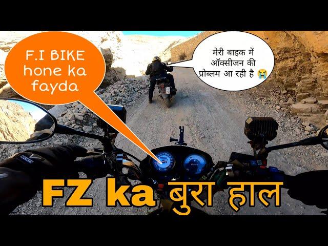 इतनी ऊंचाई पर बाइक ने दिया धोका  | key monastery to langza village | Hero splendor spiti ride ep.11