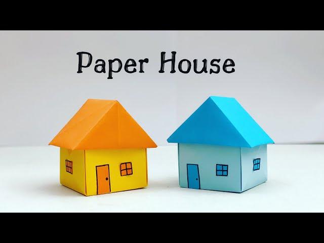 How To Make Easy Paper House For Kids / Nursery Craft Ideas / Paper Craft Easy / KIDS crafts