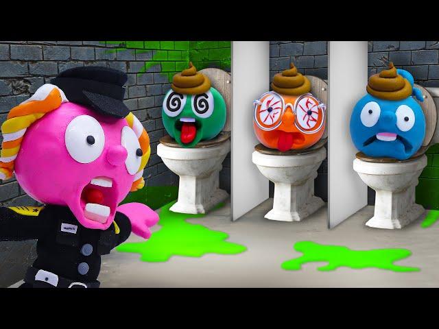 Skibidi Toilet Multiverse In Jail | Clay Mixer Friends