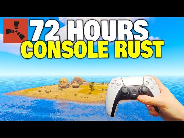 I Lived on an Island for 72 Hours on Console Rust