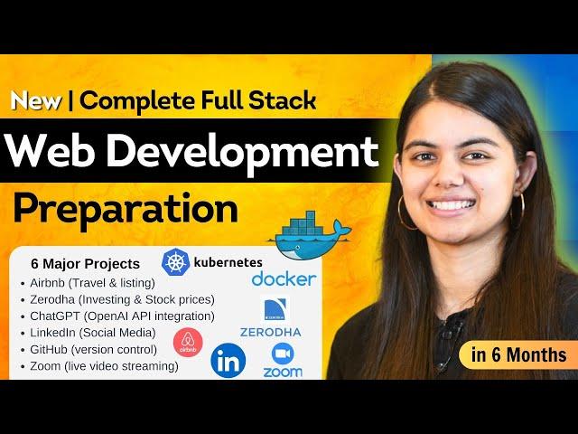 Complete Full Stack Web Development Preparation : MERN Stack + 6 Major Projects | New Delta 6.0