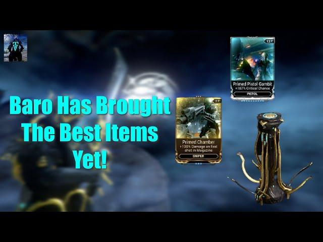 Baro Brought The Best Items to Warframe You Need to Farm For! | Warframe Baro's Visits