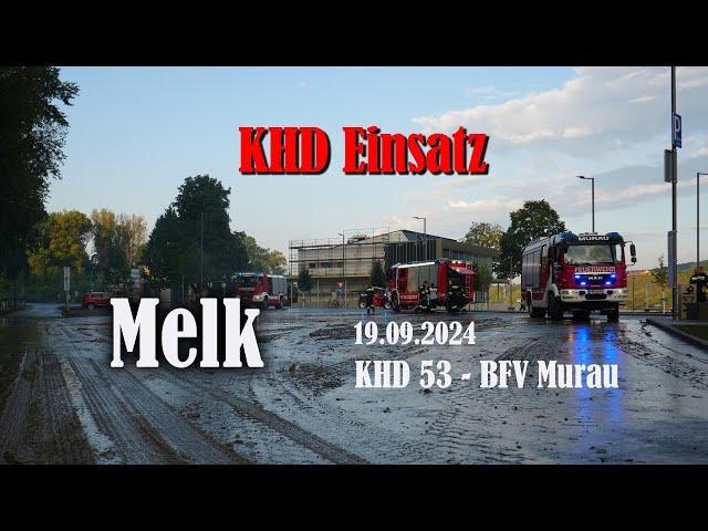 KHD Einsatz in Melk / Niederösterreich