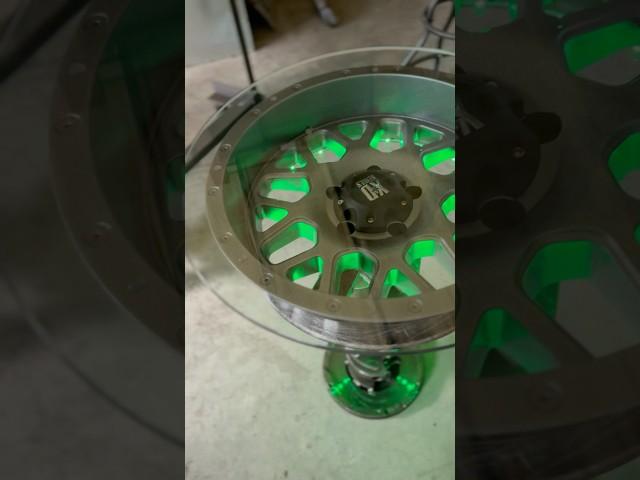 New wheel table complete!  #wheels #automobile  #mechanic #mancave #metalart #table #gearheads