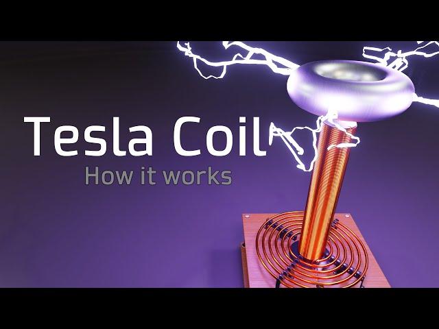 How a Tesla Coil Works  How to Make a Tesla Coil  Nikola Tesla