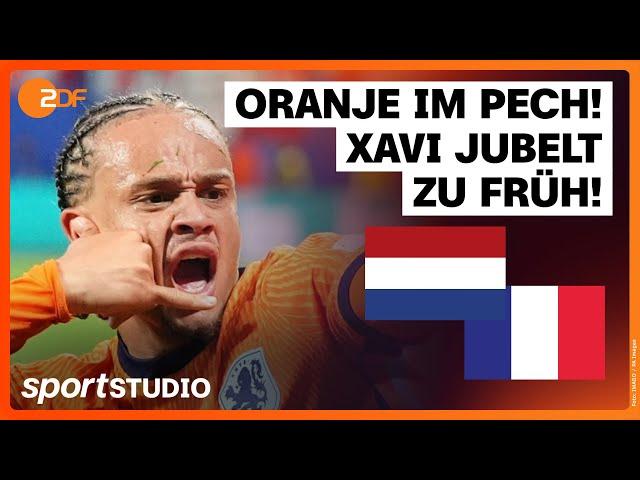 Niederlande – Frankreich Highlights | UEFA EURO 2024 | sportstudio