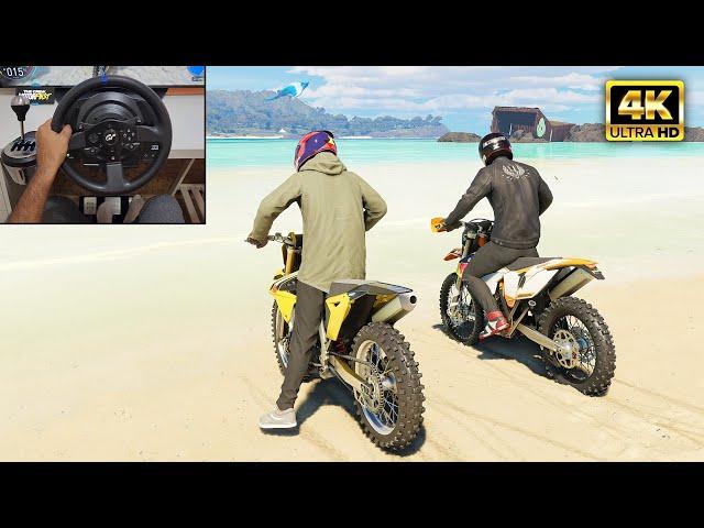 Suzuki RM-Z450 & KTM 450 EXC Red Bull | OFFROAD Dirt Bike | The Crew Motorfest | Thrustmaster T300RS