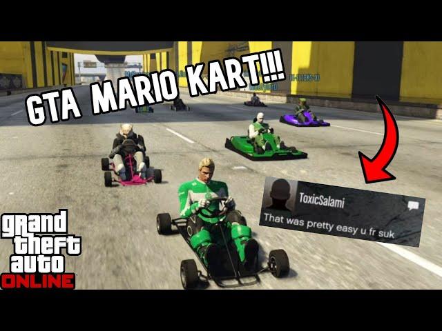 Mario Kart In GTA!!! (Funny Moments + Fails)