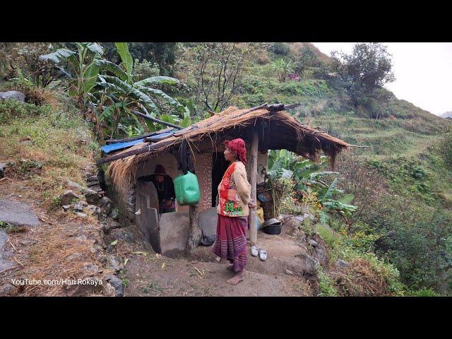 Most Relaxing Nepali Mountain Village Life of Nepal | Daily Activities of Hari Rokaya Village People