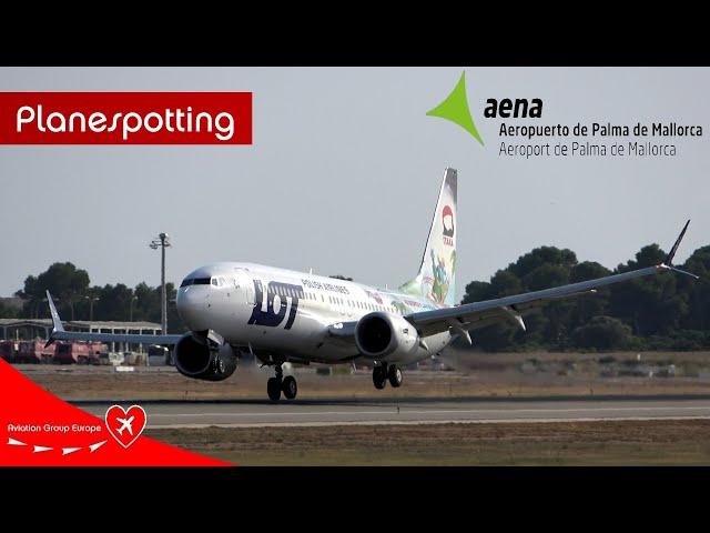 Planespotting 4K | 6 Go-Arounds Palma de Mallorca Runway 06L | 28.07.2024