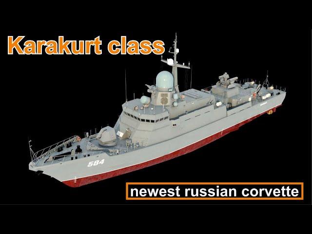 Karakurt class newest russian corvette