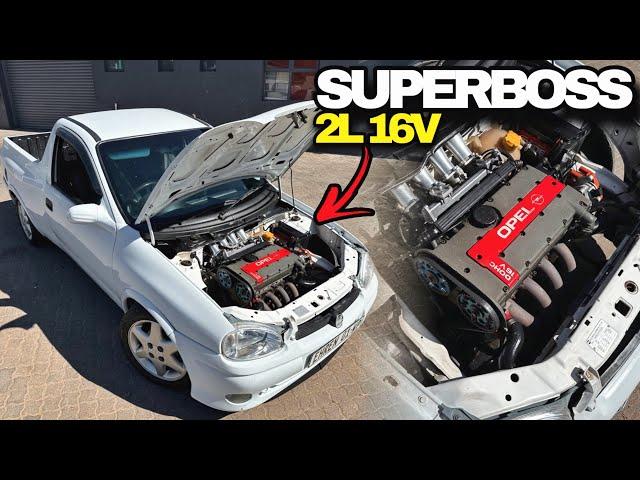 Sleeper build Opel Superboss Swapped Corsa Bakkie!! #engineswap