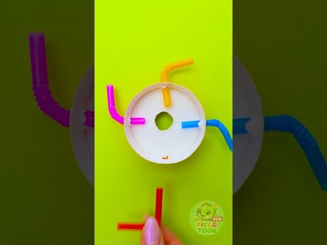 Let’s Make a ️ Moving Spider From  Straws! 
