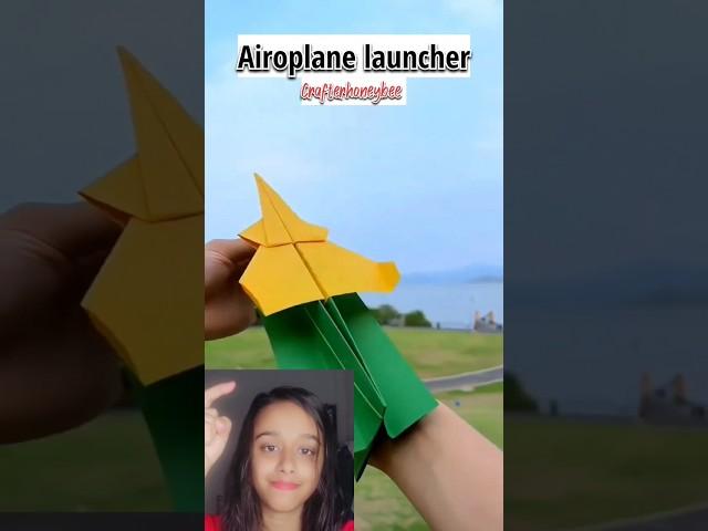 Paper plane launcher ️#shorts #shortsfeed #shortvideo #youtubeshorts #viral #trending