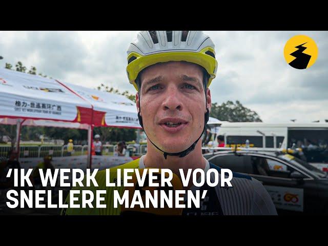 Lead-out Gijs Van Hoecke plots zelf sprinter in Guangxi: “Ik werk liever voor snellere mannen”