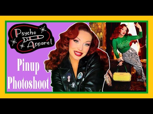 Come with me to a Pinup Photoshoot! (Psycho Apparel)