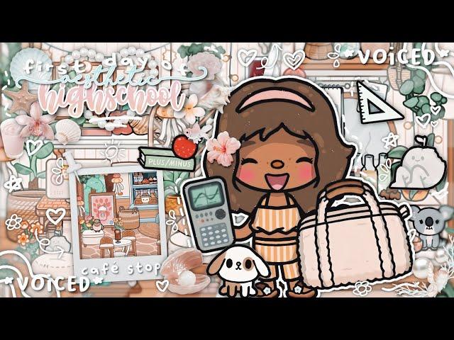୧ ‧₊˚ mia's first day of highschool ! 🪷 ꒰ᐢ. .ᐢ꒱₊˚⊹ || *voiced* || toca boca life world roleplay 