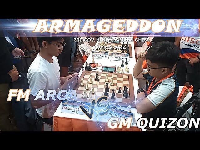 FM CHRISTIAN GIAN KARLO ARCA vs.  GM DANIEL QUIZON | 3RD GOV. HENRY S. OAMINAL CHESS FESTIVAL 2024