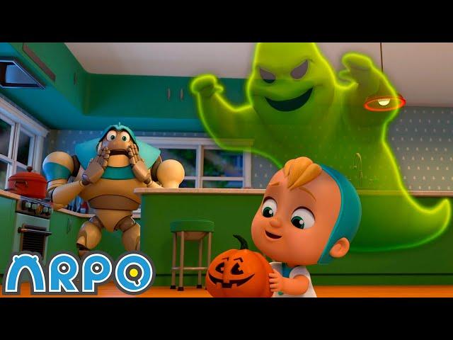 Chase the Ghost!!! | ARPO The Robot | Funny Kids Cartoons | Kids TV Full Episodes