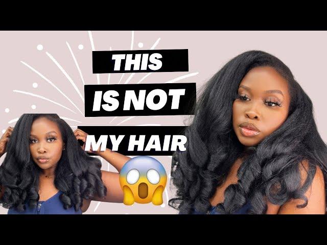 BEST bundles for 4C hair| Blends with no heat| Heat free hair