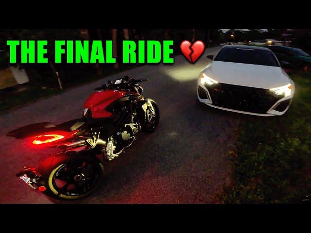 FIRST RIDE With INSANELY LOUD Exhaust On MV Agusta Brutale 1000