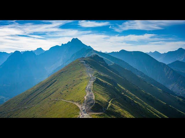 Tatry 4K Okiem Drona. Mnich Szpiglasowy Kasprowy Wierch Dolina 5 Stawow Tatry. Tatra Mountains