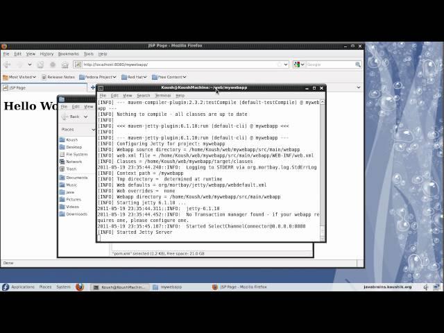 Maven Tutorial 07 - Using the Jetty Plugin