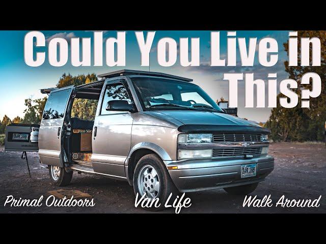 Filmmaker Living in a All Wheel Drive Chevrolet Astro Van - Walk Around