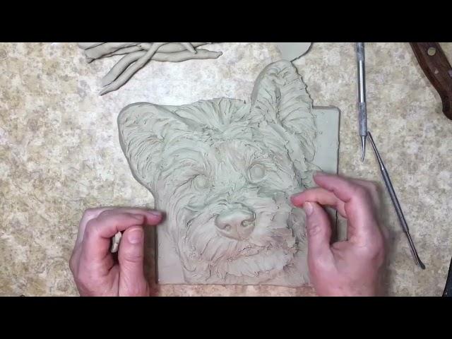 Watch Sondra Alexander sculpt a Cairn Terrier | Pet Portraits by AlexanderArt
