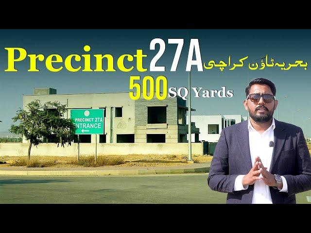 Precinct 27A Latest Updates| 500 SQ Yard Villas & Plots Rates| Bahria Town Karachi #precinct27a