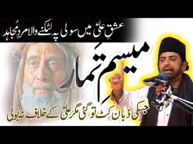 Meesam e tammar story | allam nasir abbas multani majlis | shia sunni onflict